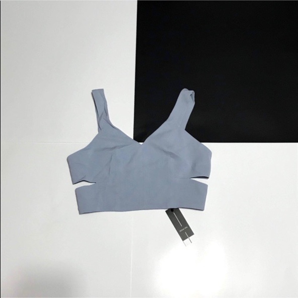 Dolce Vita Lily Cropped Bustier Top Blue Blouse S - Picture 1 of 4